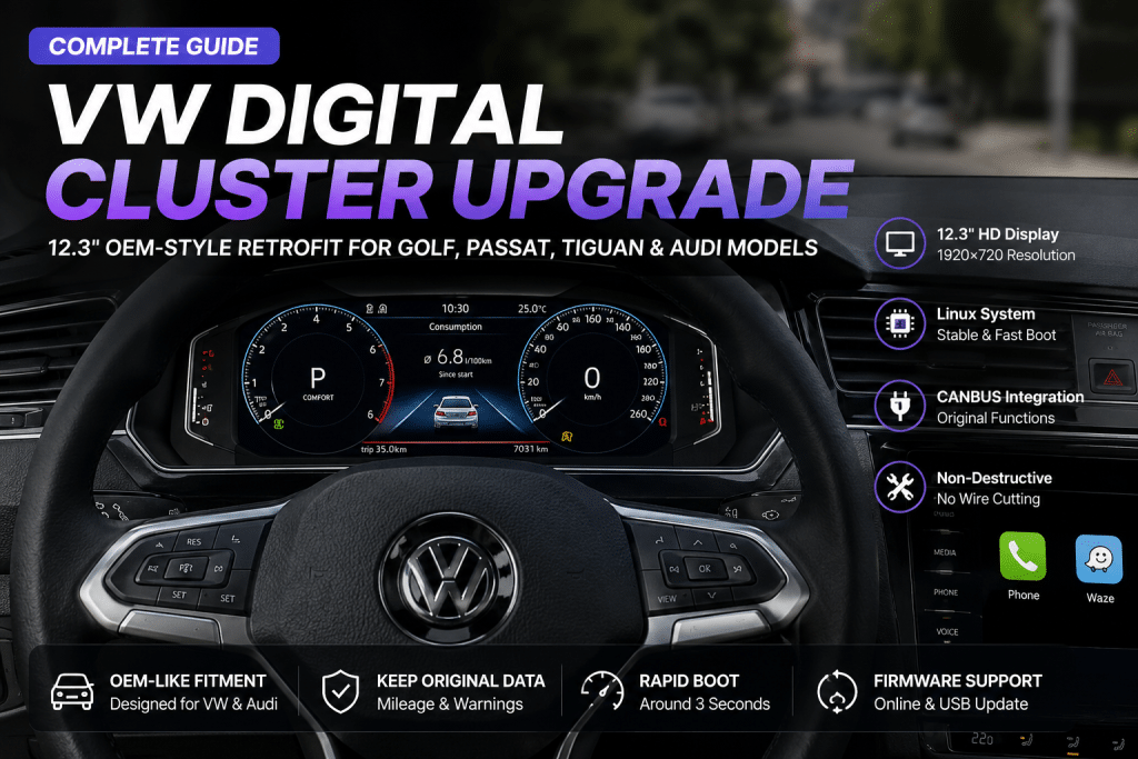 VW Digital Cluster Upgrade Guide