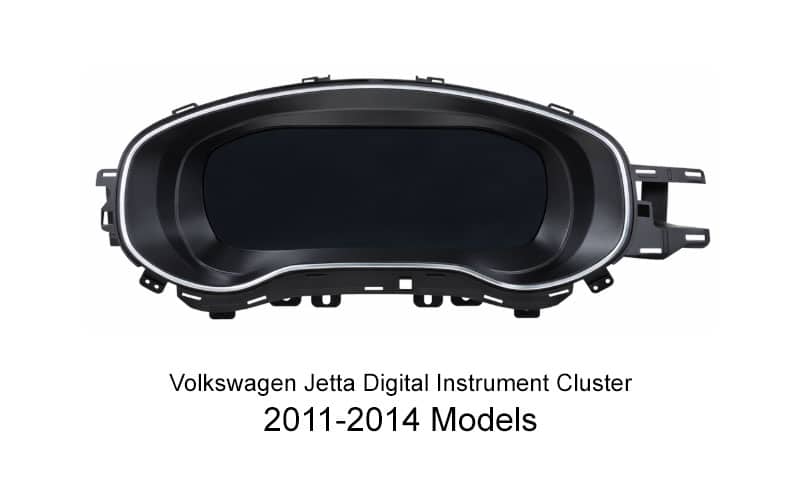 2011–2014 Volkswagen Jetta Digital Instrument Cluster version