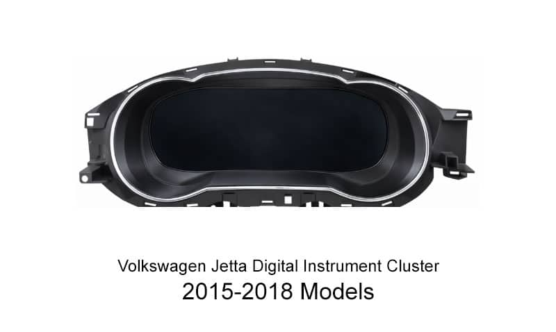 Later Volkswagen Jetta Digital Instrument Cluster version