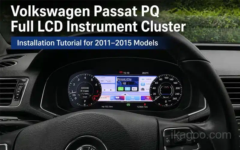 Passat digital instrument cluster installation