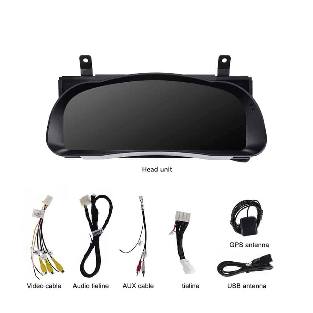 Toyota Highlander digital cluster wiring and package contents