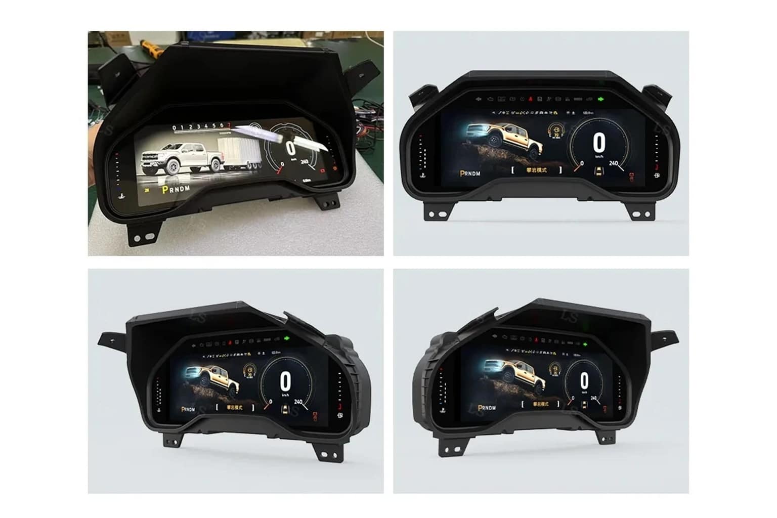 12.3 inch digital instrument cluster for Ford F-150 Raptor