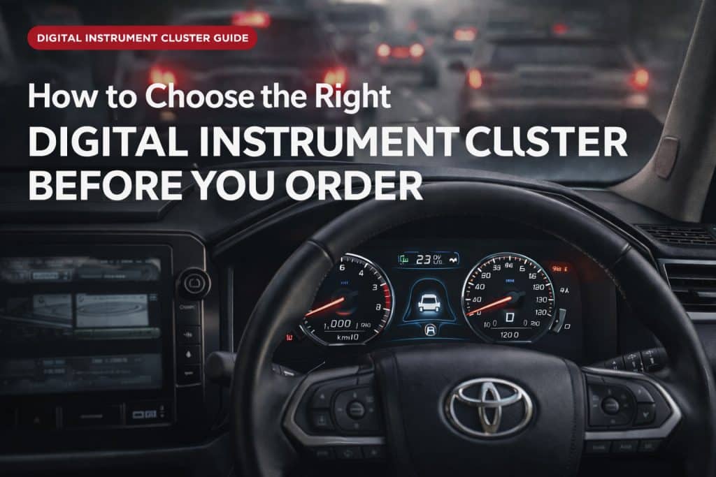 How to Choose the Right Digital Instrument Cluster Before You Order
