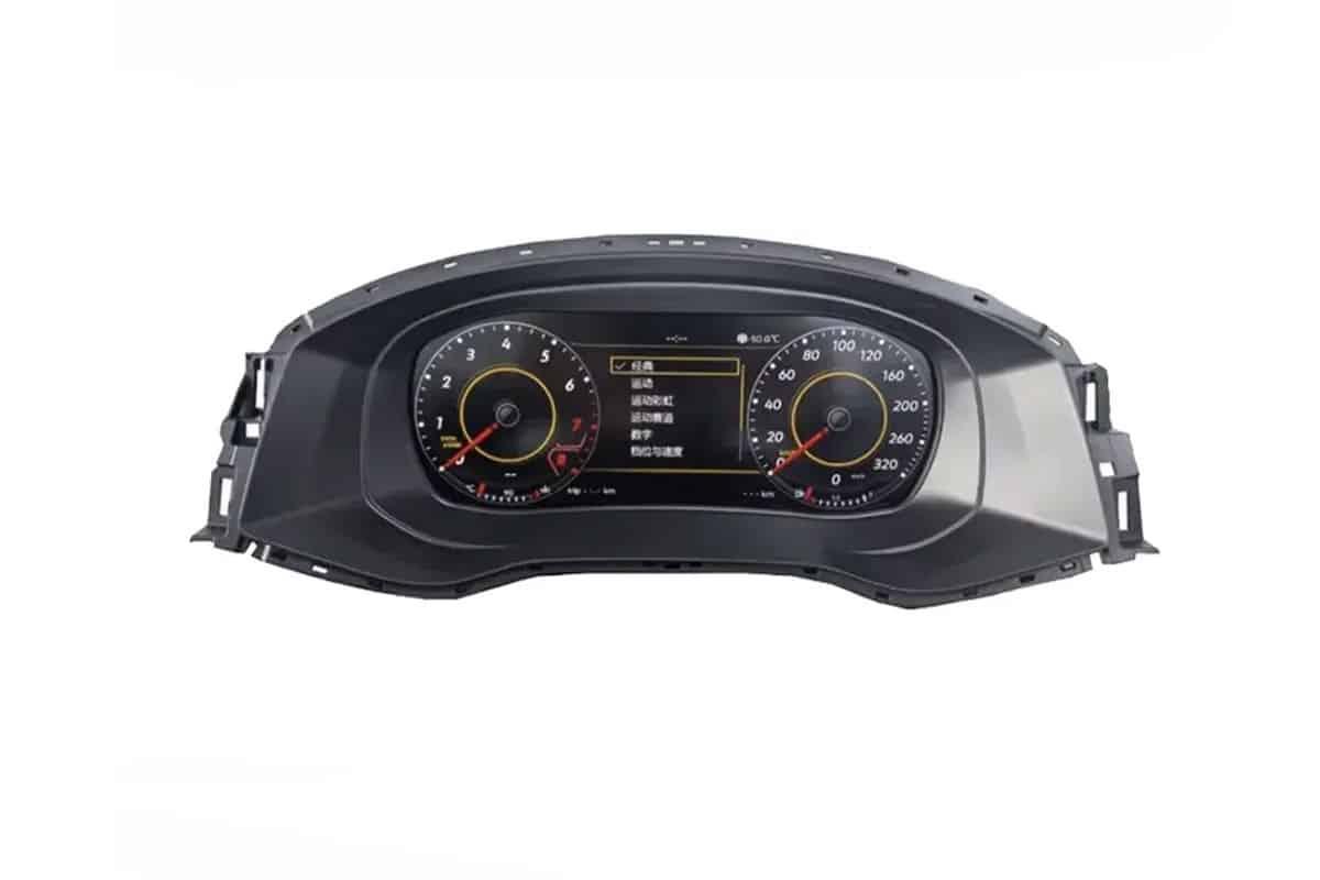 Volkswagen Passat PQ digital cluster package contents before installation