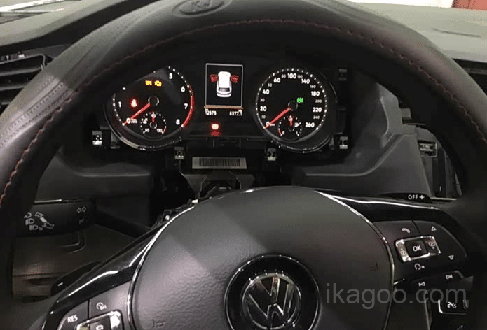 Volkswagen Tiguan 2017-2022 Full LCD Instrument Cluster final installed result view 1