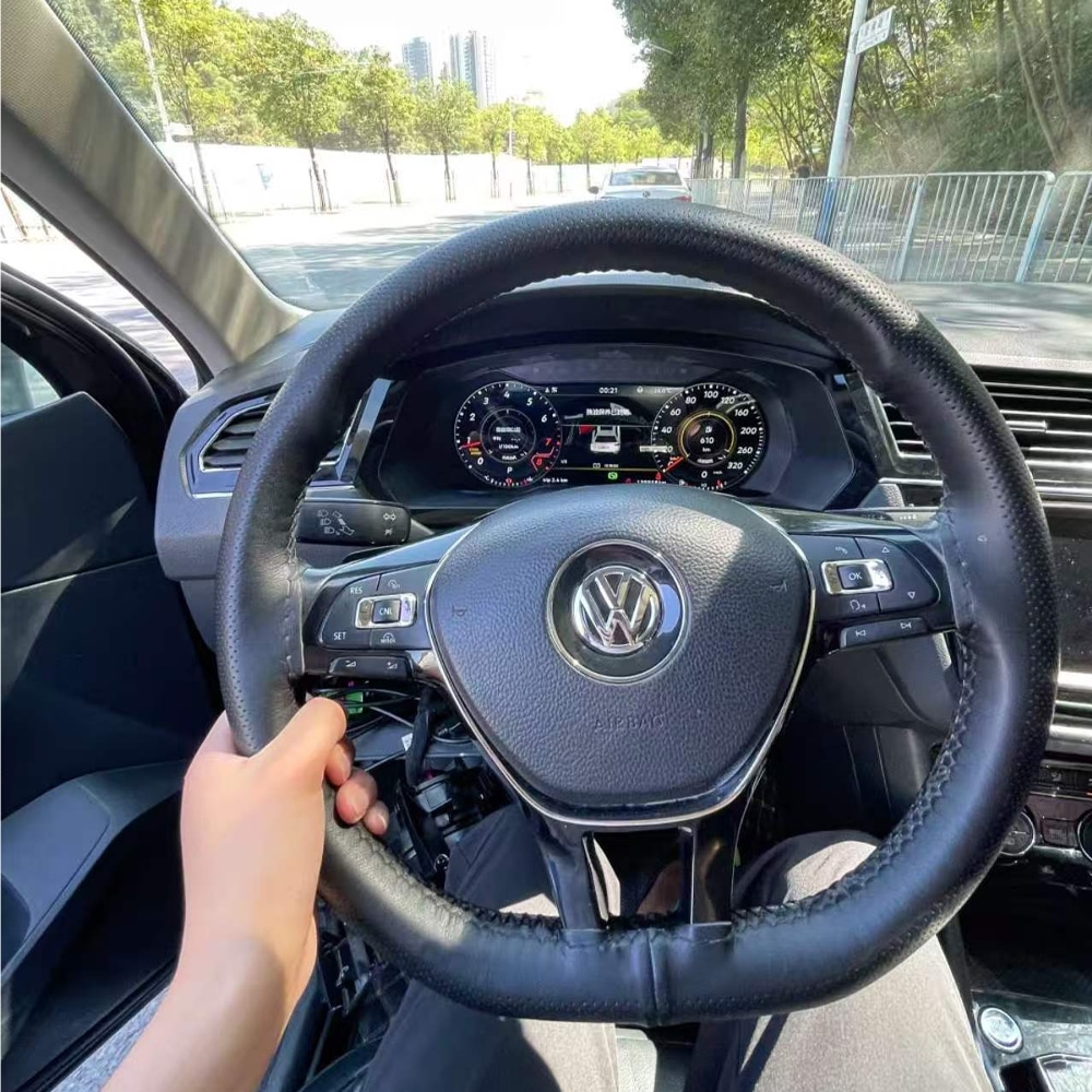Final installed Volkswagen Tiguan 2017-2022 Full LCD Instrument Cluster result