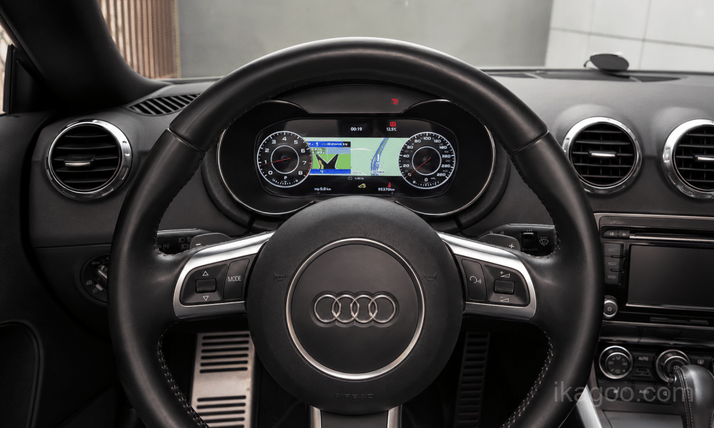 Audi TT 8J digital instrument cluster installation final result