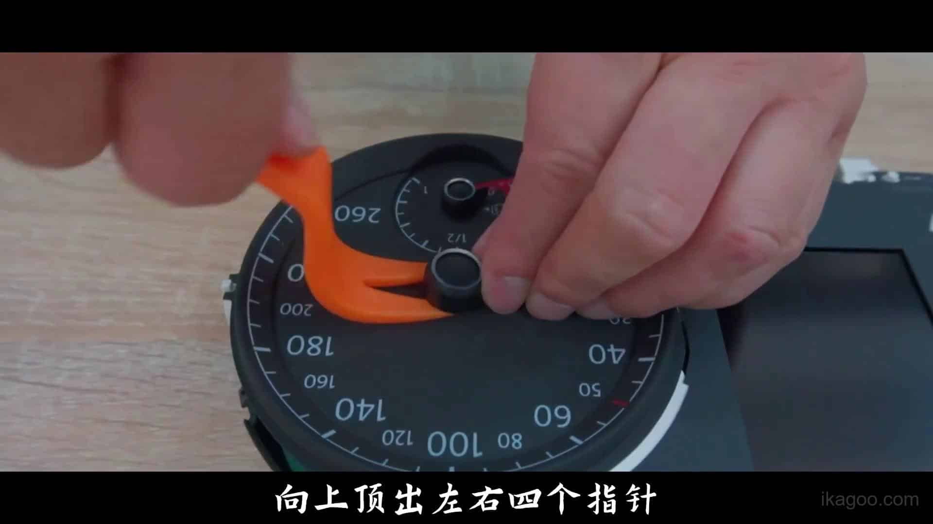 Volkswagen Golf Mk7 original needle removal during digital cluster conversion