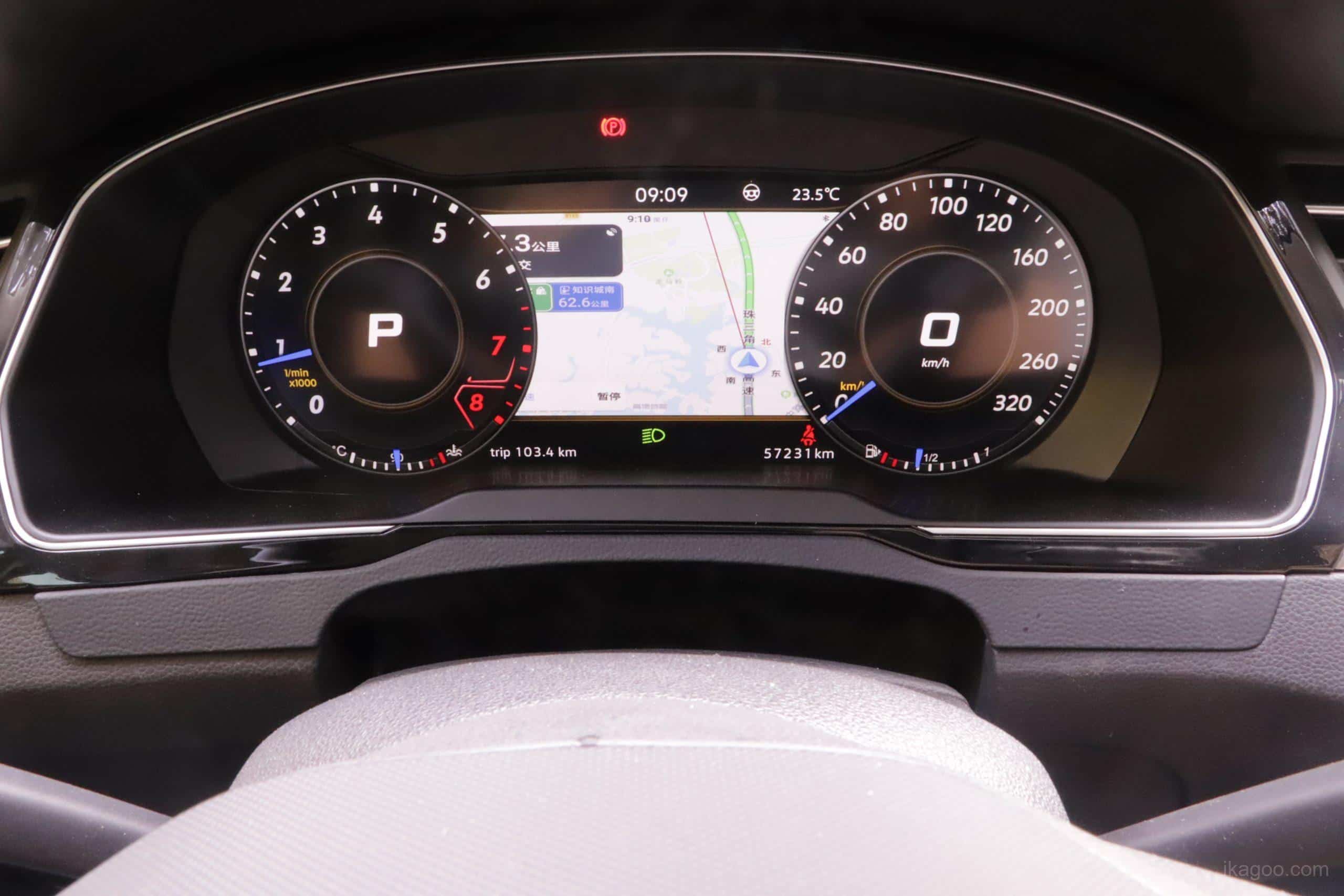 ติดตั้งชุดมาตรวัดดิจิทัล LCD iKagoo 10.25-inch ในแดชบอร์ด Volkswagen Passat B8 ที่รองรับ