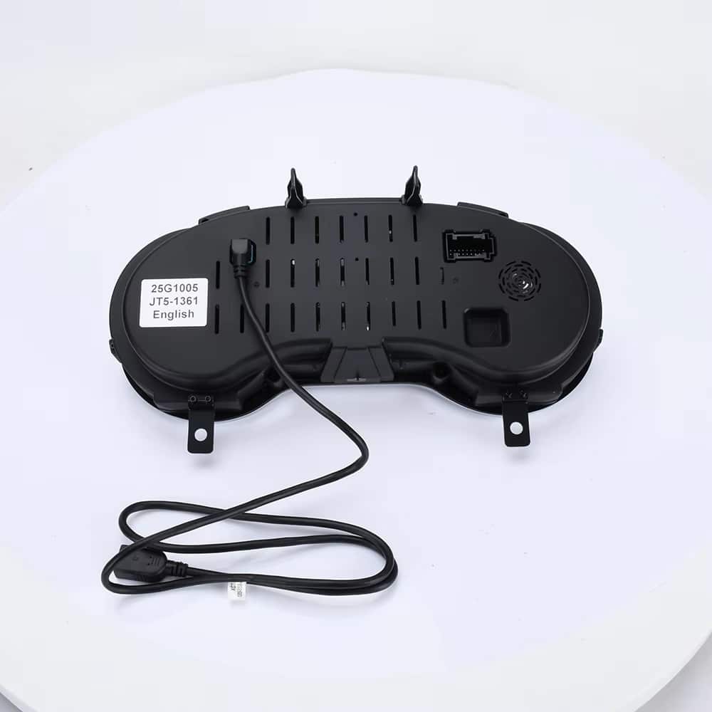 Mercedes SUV digital cluster rear connector and wiring route
