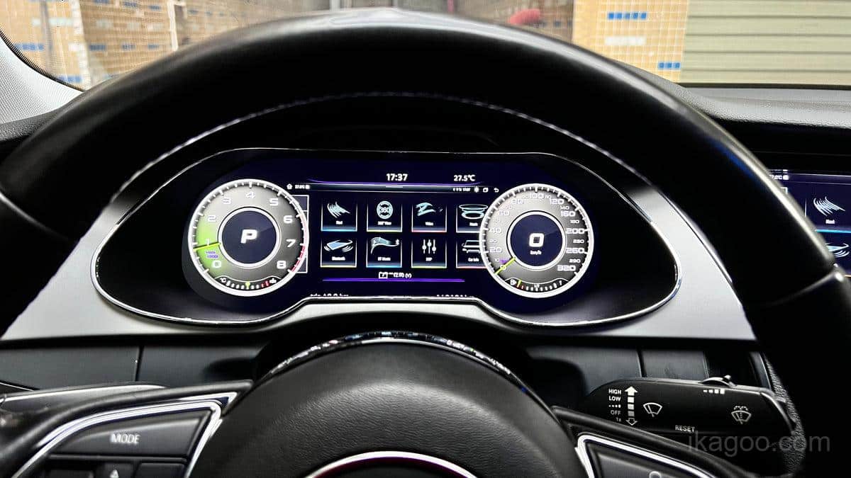 Interfejs digitalnog instrument-plata Audija A4 B8 nakon ugradnje