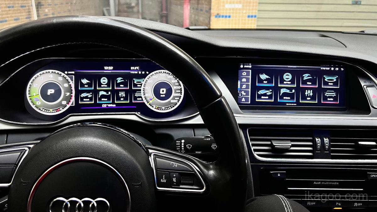 Audi A4 B8 digitalna instrumentna ploča ugrađena s centralnim zaslonom