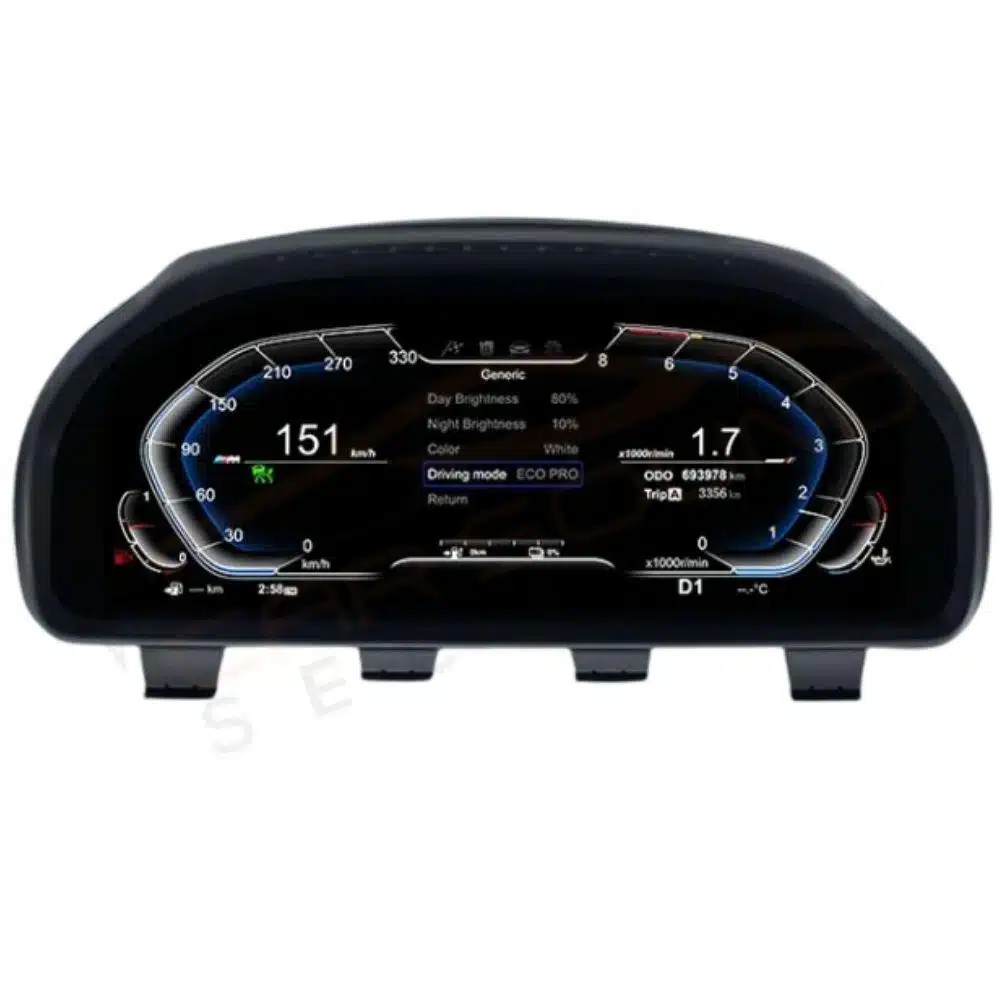 BMW F01 F02 digital instrument cluster front product view