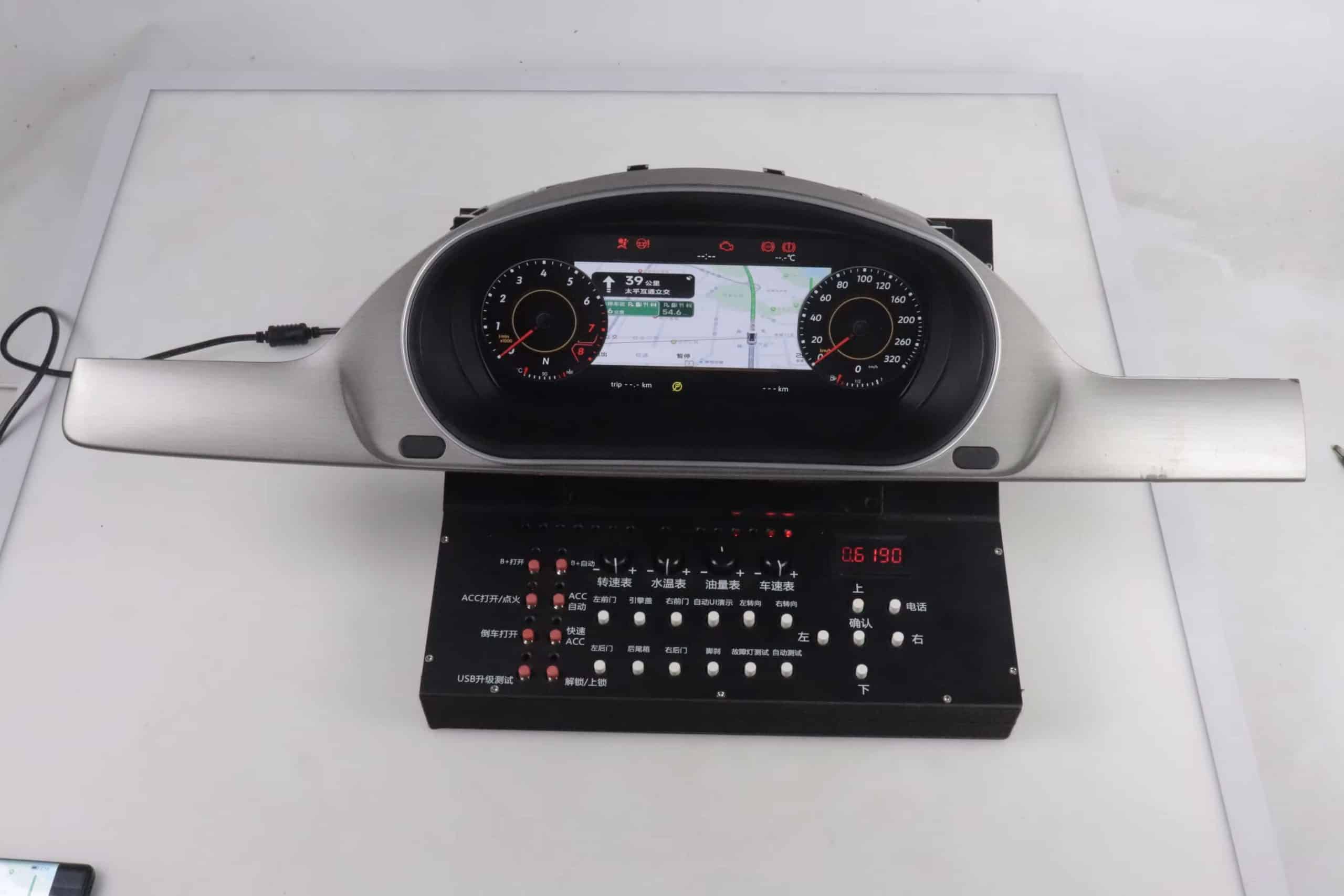 VW Passat CC B6 B7 digital cluster bench function test display
