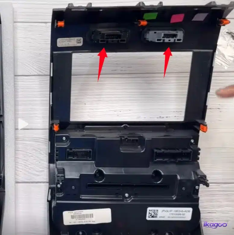 Ford F-150 center panel rear support before installation