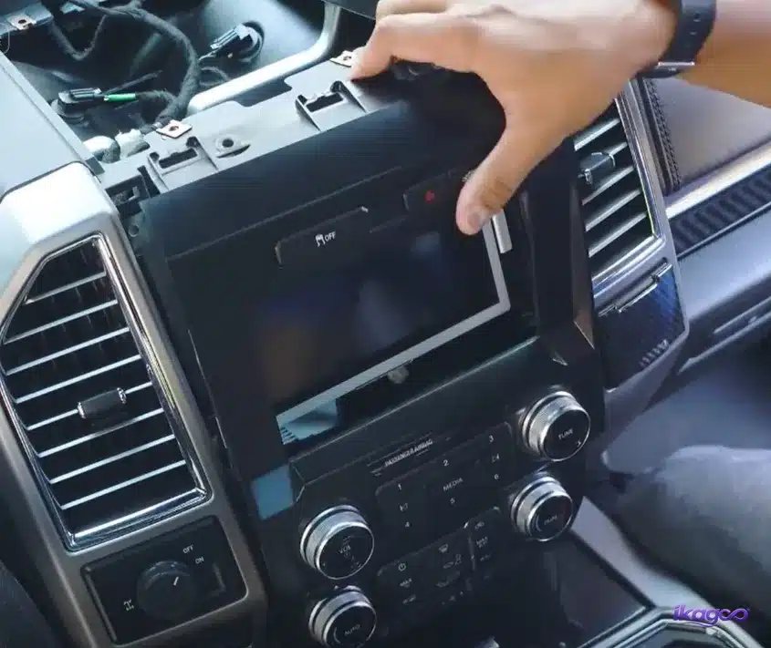 Removing the Ford F-150 center control panel