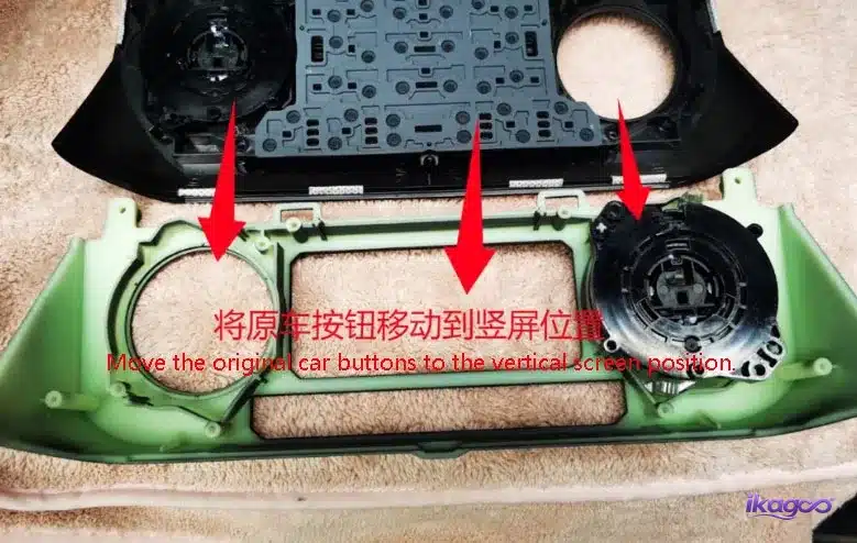 Transferring Ford F-150 climate-control buttons to the vertical screen