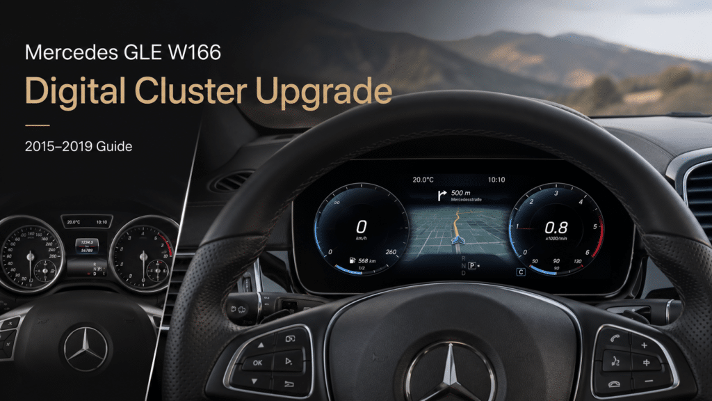 Upgrading the Driver Display: A Guide to the Mercedes GLE W166 Digital Cluster