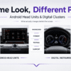 Android Head Unit and Digital Cluster Prices Same Look, Big Gap