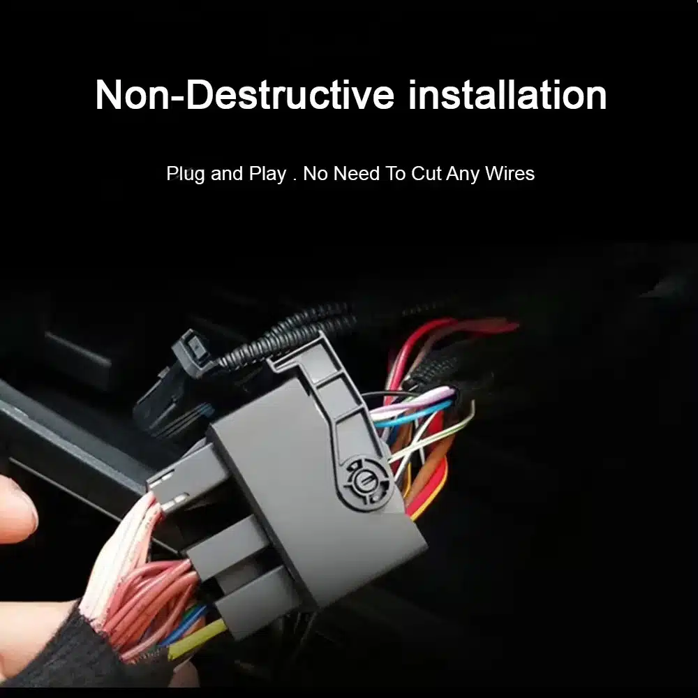 VW Touareg Digital Cluster plug and play non destructive wiring installation