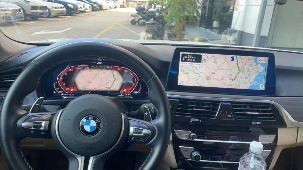 BMW F32 digital cluster installed in original dash position