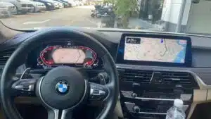 BMW F32 digital cluster installed in original dash position