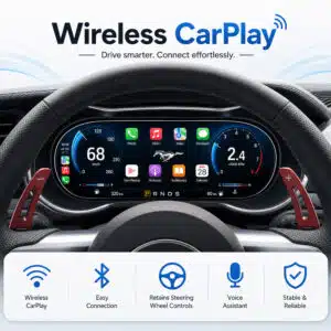 Ford Mustang S550 Digital Cluster wireless connectivity interface