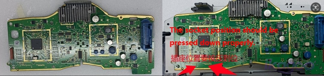 Porsche Cayenne 958 digital cluster power connector