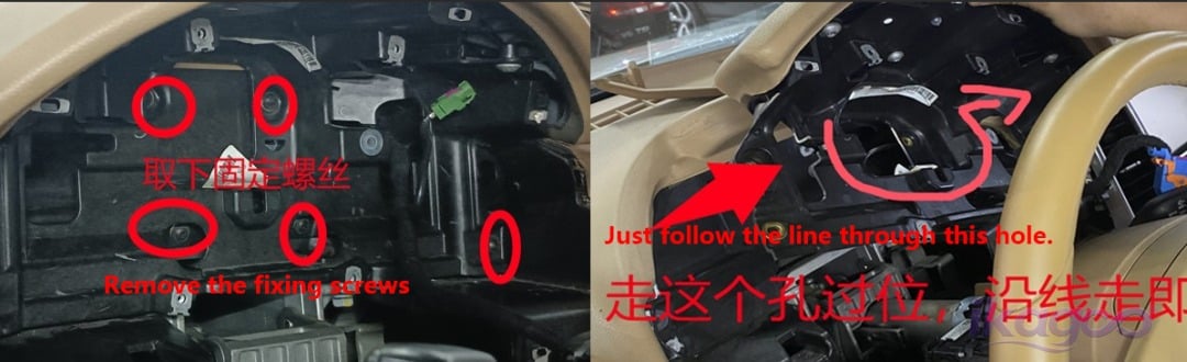 Porsche Cayenne 958 digital cluster hardware mounting