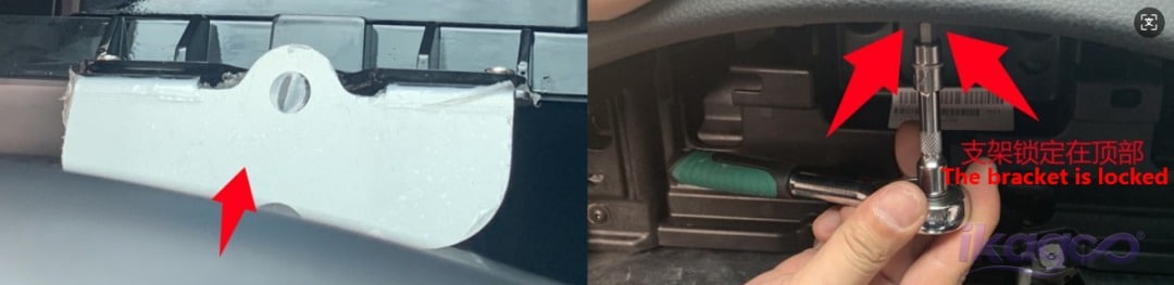 Porsche Cayenne 958 rear cluster cover installation