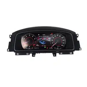 VW Golf Mk7 virtual cockpit digital cluster display showing speedometer and gear