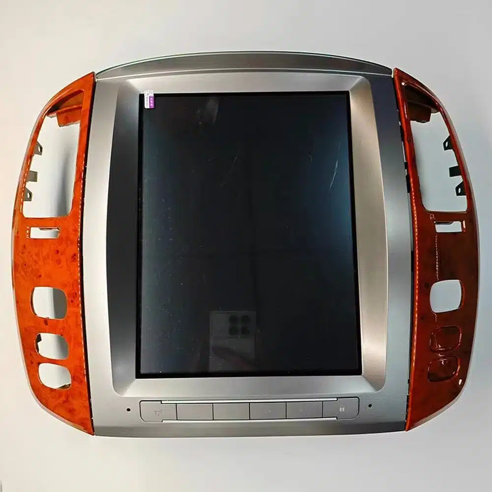 Lexus LX470 Toyota Land Cruiser 100 Android vertical screen installed dashboard