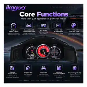 Toyota 86 Subaru BRZ 2013-2019 feature visual digital instrument cluster