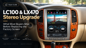 LC100 & LX470 Stereo Upgrade: What Most Buyers Miss Before Replacing the Factory Screen