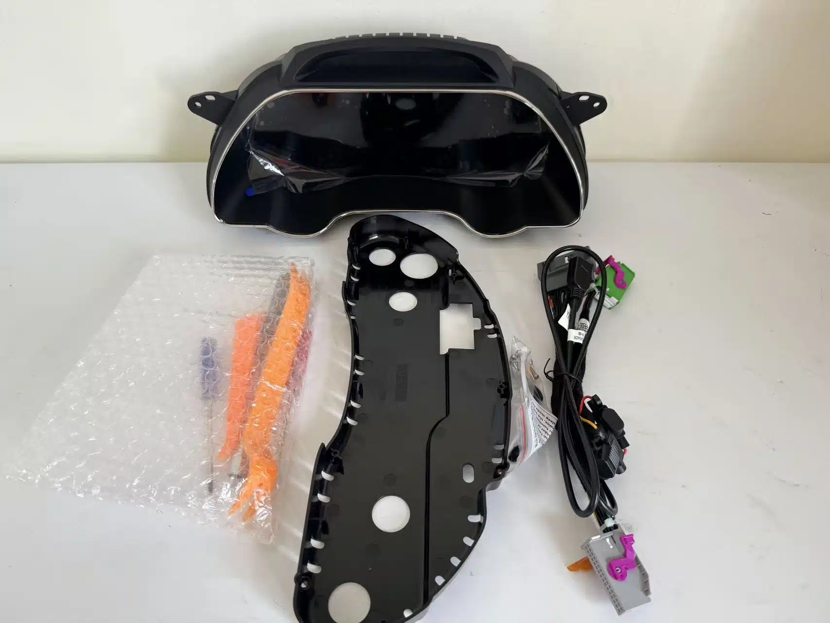Audi A4 B8 12.3 inch vehicle specific digital instrument cluster front housing