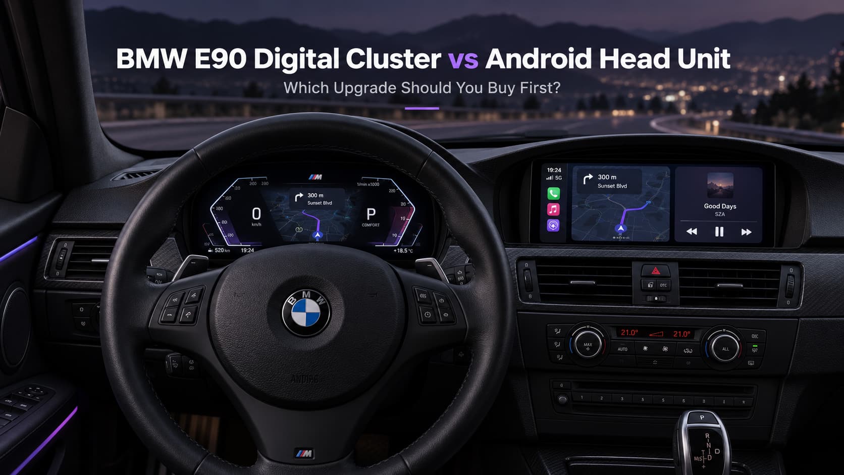BMW E90 cockpit upgrade buying guide