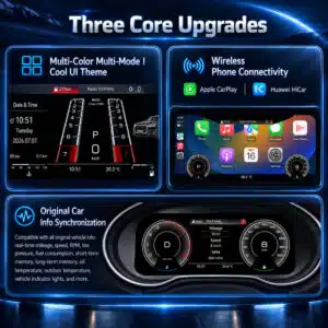 Audi Q2 2016-2023 digital instrument cluster feature