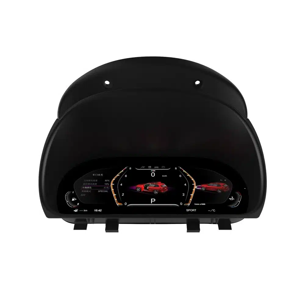 BMW E90 digital cluster with Wireless CarPlay map display
