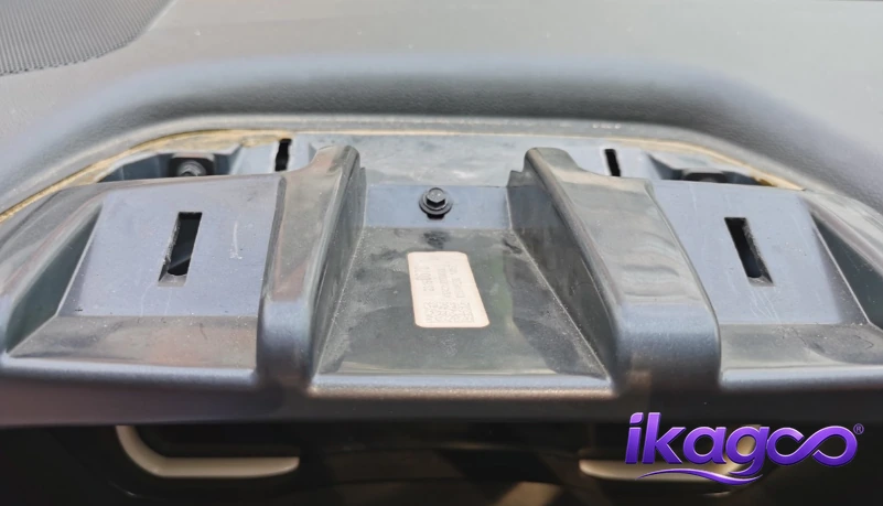 Chevrolet Silverado Digital Cluster Installation step 4 remove center control cover