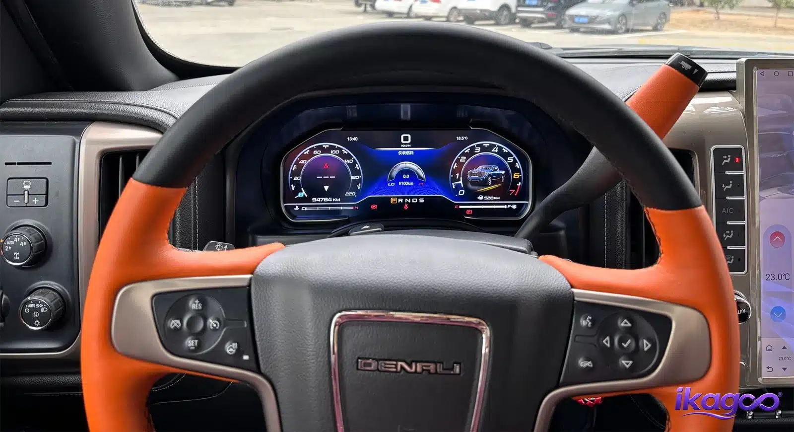 Completed Chevrolet Silverado Digital Cluster Installation 12.3 inch digital cockpit