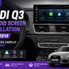 Audi Q3 2013-2018 Android screen installation