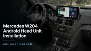 Mercedes W204 Android Head Unit Installation: 14-Step NTG4.5 Guide for 2011–2014