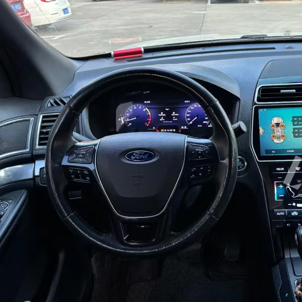 Ford Explorer Digital Instrument Cluster installed in vehicle