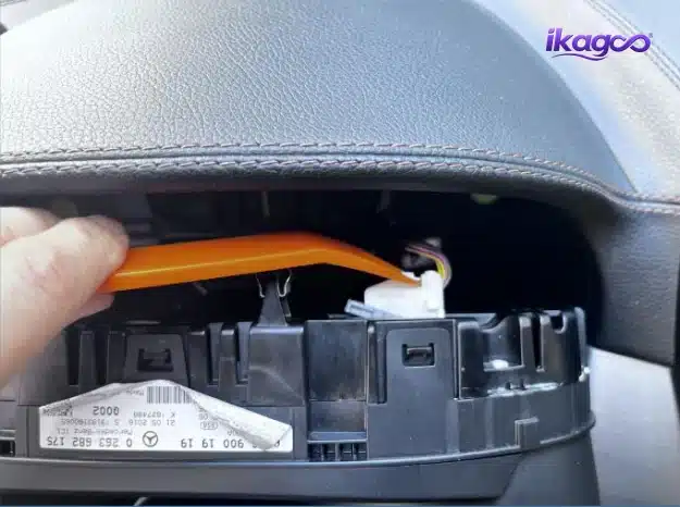 Mercedes W166 factory instrument cluster removal from dashboard