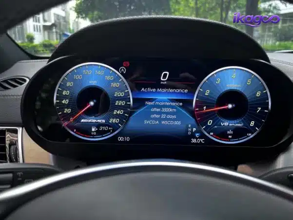 Mercedes W166 digital cluster final documented power connection