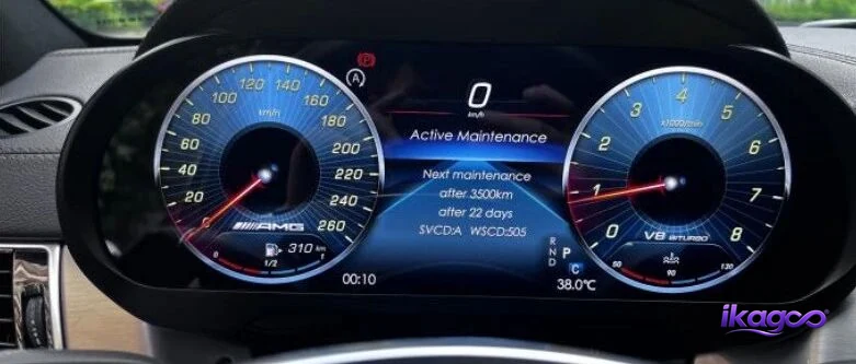 Mercedes W447 digital cluster installation guide for V-Class 2016-2019