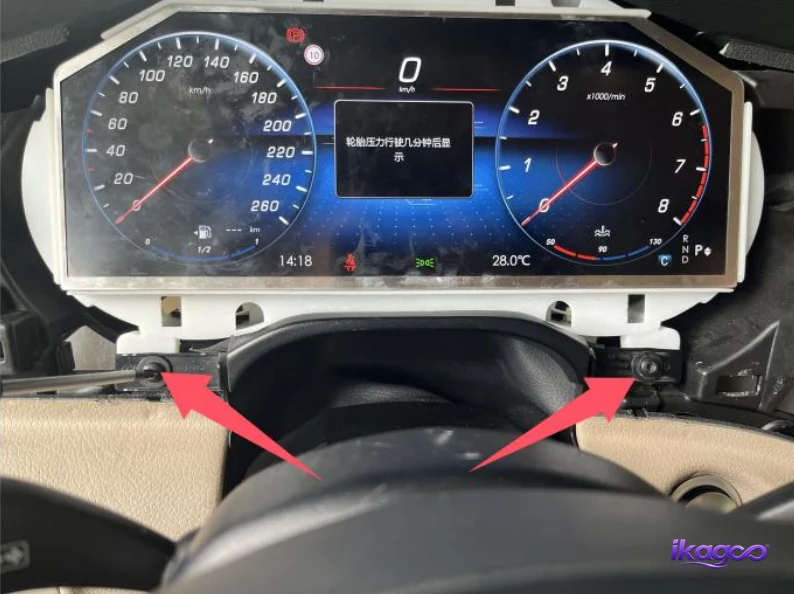 Mercedes W447 Digital Cluster Installation: 27 Real Steps for 2016–2019 V-Class 29 Reinstalling steering cover Mercedes W447 digital instrument cluster