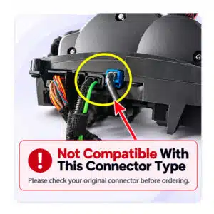 MINI Cooper F55 F56 F57 digital instrument cluster connector compatibility