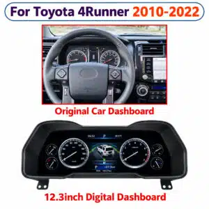 Toyota 4Runner digital instrument cluster before after