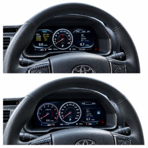 Toyota 4Runner digital instrument cluster installed